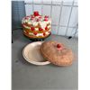 Image 1 : Pie plate and cake plate