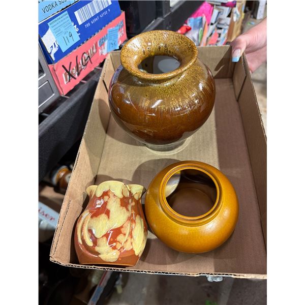 Pottery vases