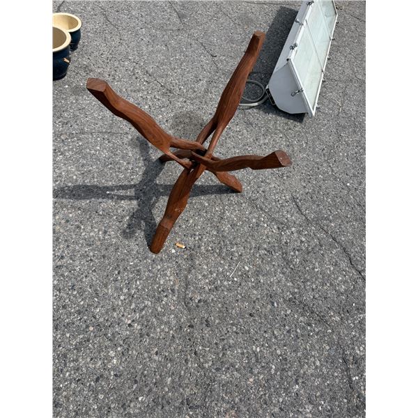 Wood stand