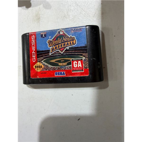 Sega World Series baseball game