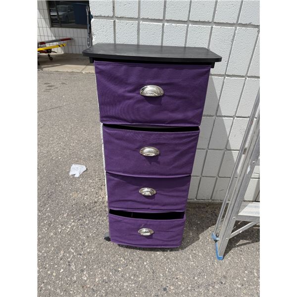Storage drawers on wheels 18" x 12" x 39" tall