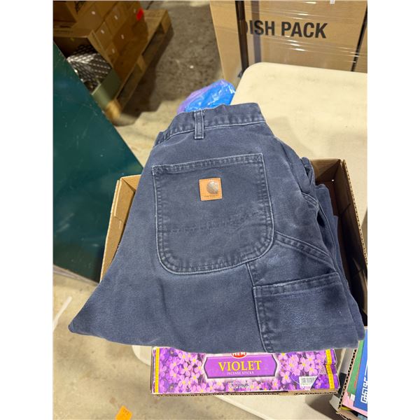 Carhartt pants size not shown possibly 34 or 36