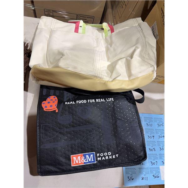 Perry Ellis bag and reusable bag