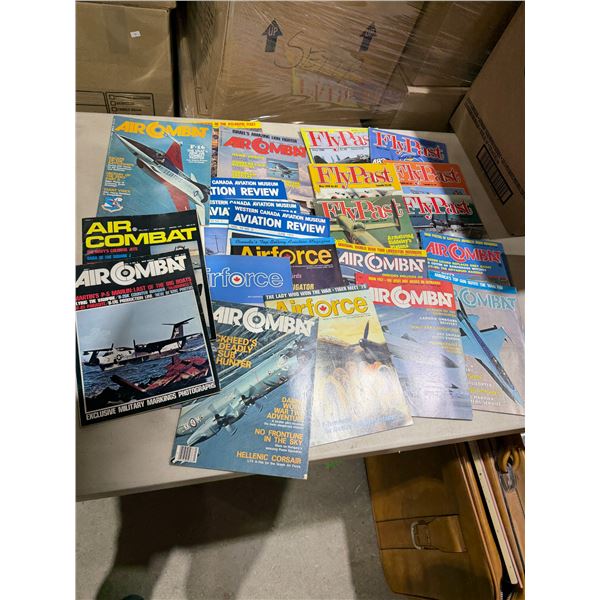 Fly past, air combat, Air Force magazines