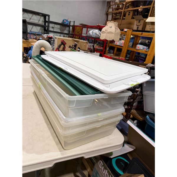 Bins with lids