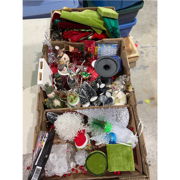 Assorted Christmas decor