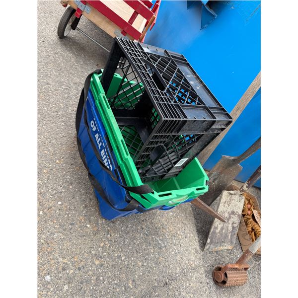 Bins and crate