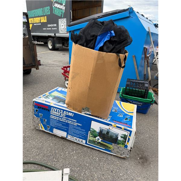 Trampoline consigner says all parts are there