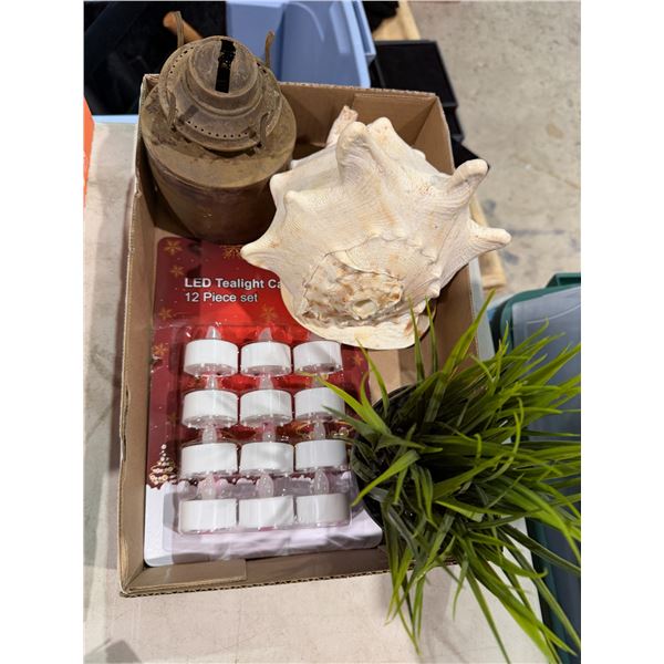 Home decor, items, and Shell, etc.