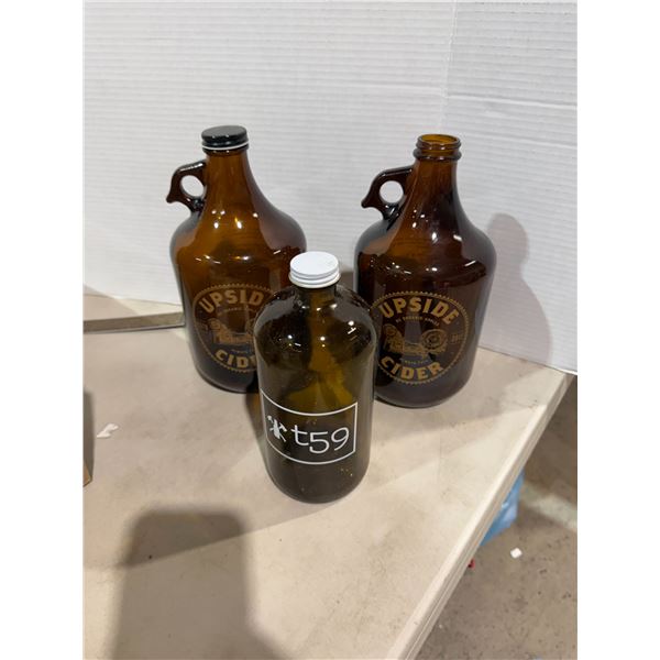cider and brewing glass bottles