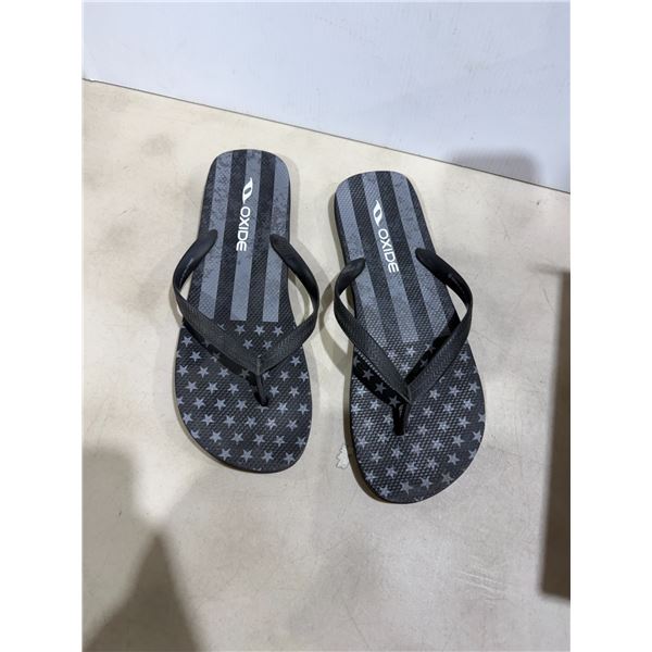 Oxidized sandals, size 12