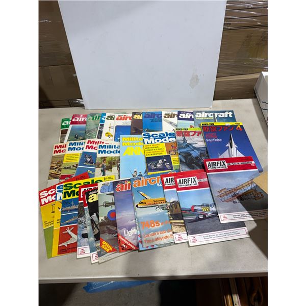 Scale, modeling magazines, air, Fax magazines, etc.