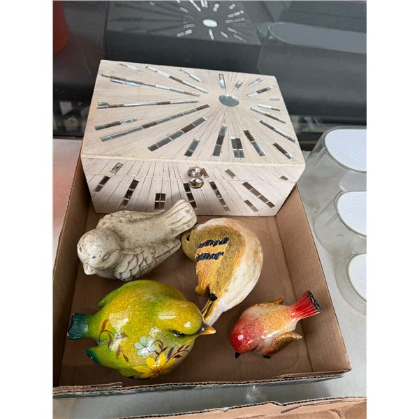 Bird decor and Box