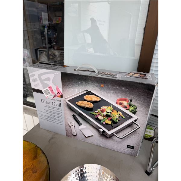 Stainless steel glass grill