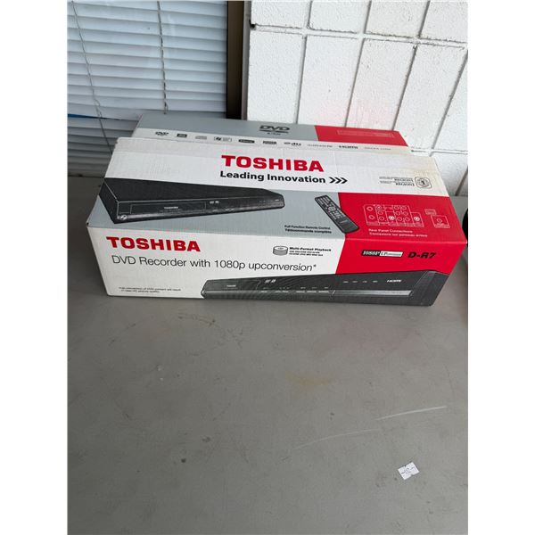 Toshiba DVD recorder with 1080 up conversion