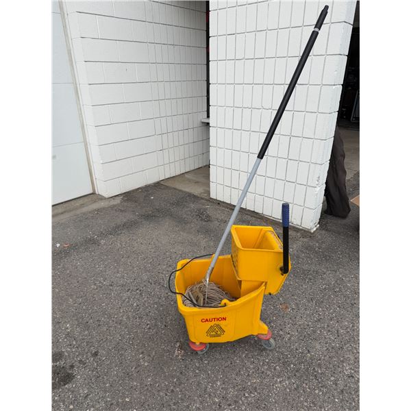 Hardly used Commercial mop and bucket set