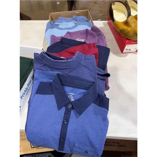 Shirt size, small, and medium