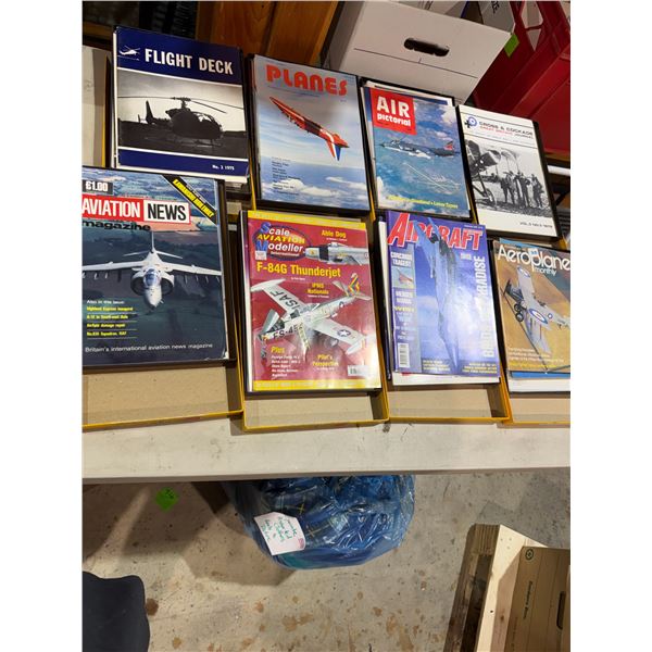 Aviation news, flight deck, air, pectoral, and other mag