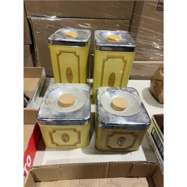 Vintage canister set