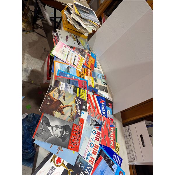 Aviation, Air Force, Abbottsford magazines some from 1930s and 1940s
