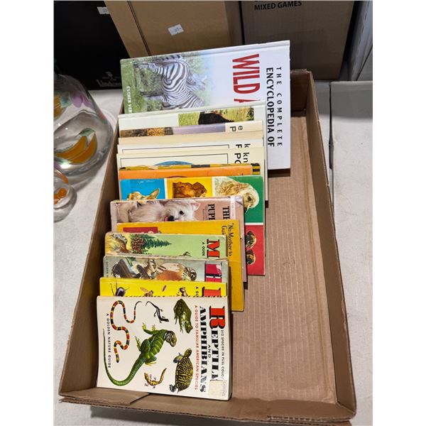 Wildlife and reptile books