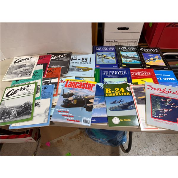 WWI the journal of the early airplane magazines and other airplane books