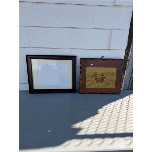 Frame and wall hanging