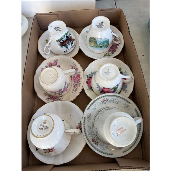 Teacups and saucers