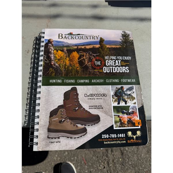 Backcountry outdoor Book