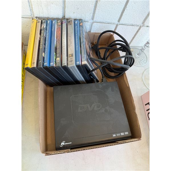 DVD player and DVDs