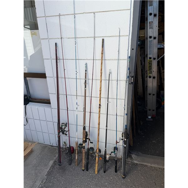 Fishing rods and reels