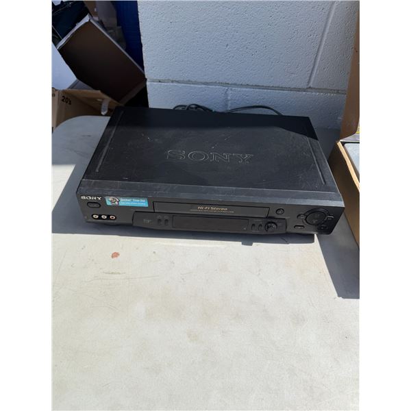 Sony VHS player