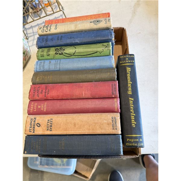 Vintage hardcover books
