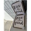 Image 1 : Rising grind sign