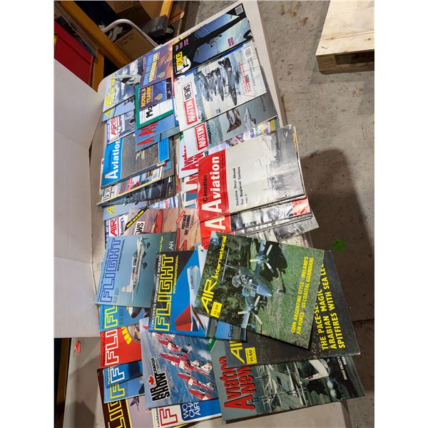 Aviation magazines, Royal Air Force yearbook 1981 etc. flight international magazine