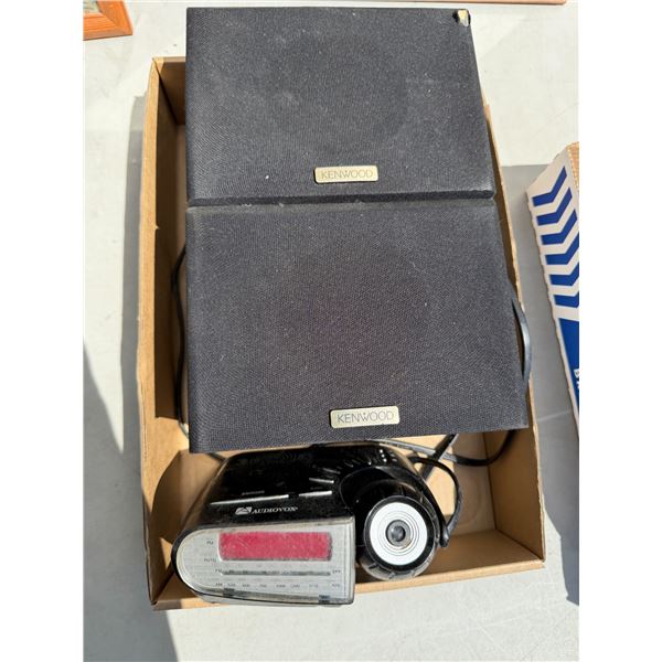 Kenwood speakers and audiobook alarm clock