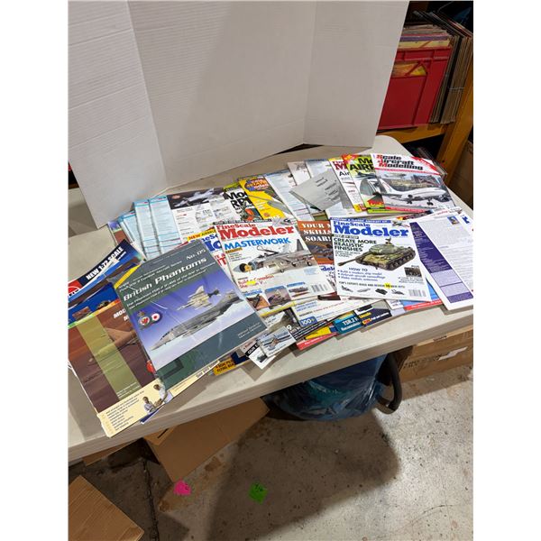 Assorted model and other magazines
