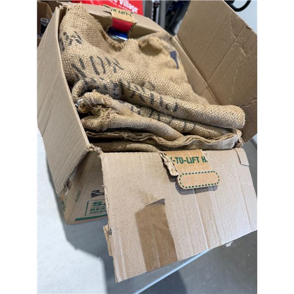 Burlap bags