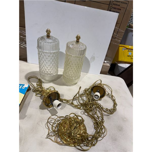 Vintage swag lights