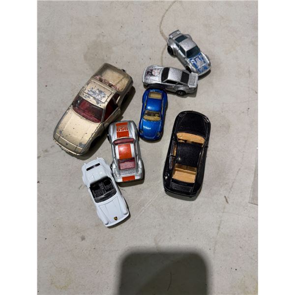 Toy cars Porsches
