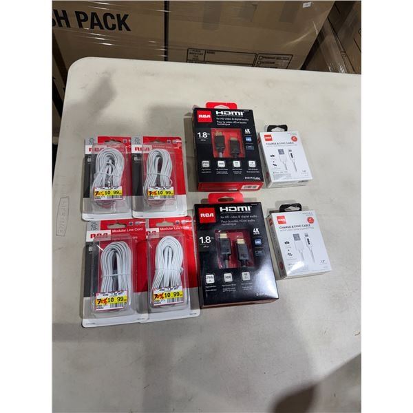 Assorted cables