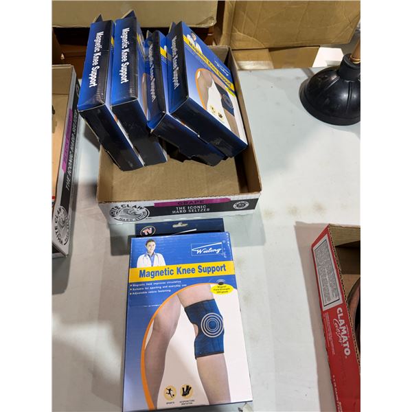 Magnetic knee supports