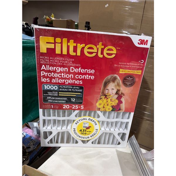 Micro allergen filter 3M 20 x 25 x 5