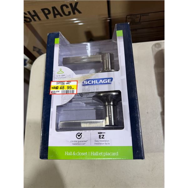 SCHLAGE hauling closet handle hall & closet