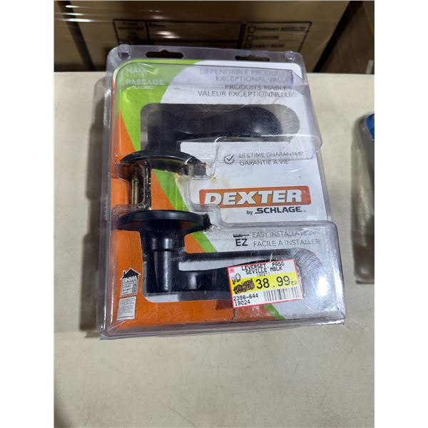 Dexter lever set hall & closet