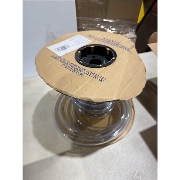 Clear vinyl tubing half inch by 5/8 inch