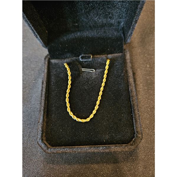 2.0mm twisted rope necklace