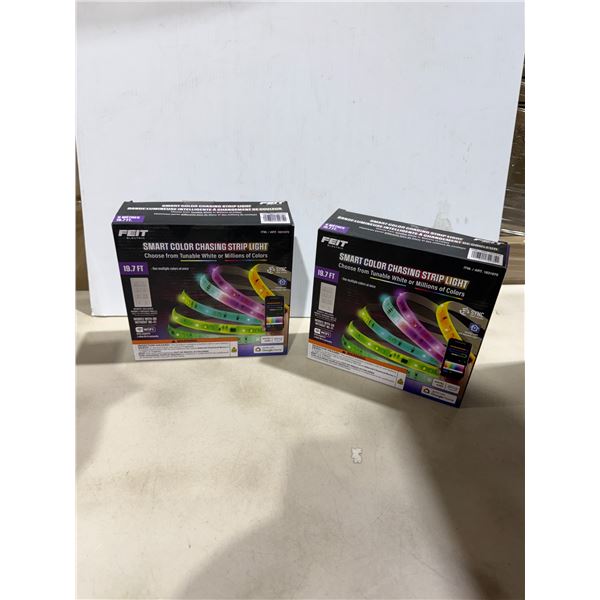 Smart color, chasing strip lights