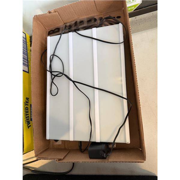 Light up sign with letters