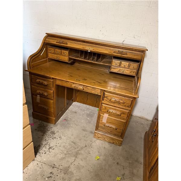 Roll up desk 53 1/2" x 29" x 46" tall